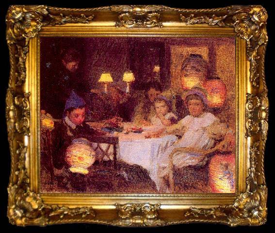 framed  Osborne, Walter A Children